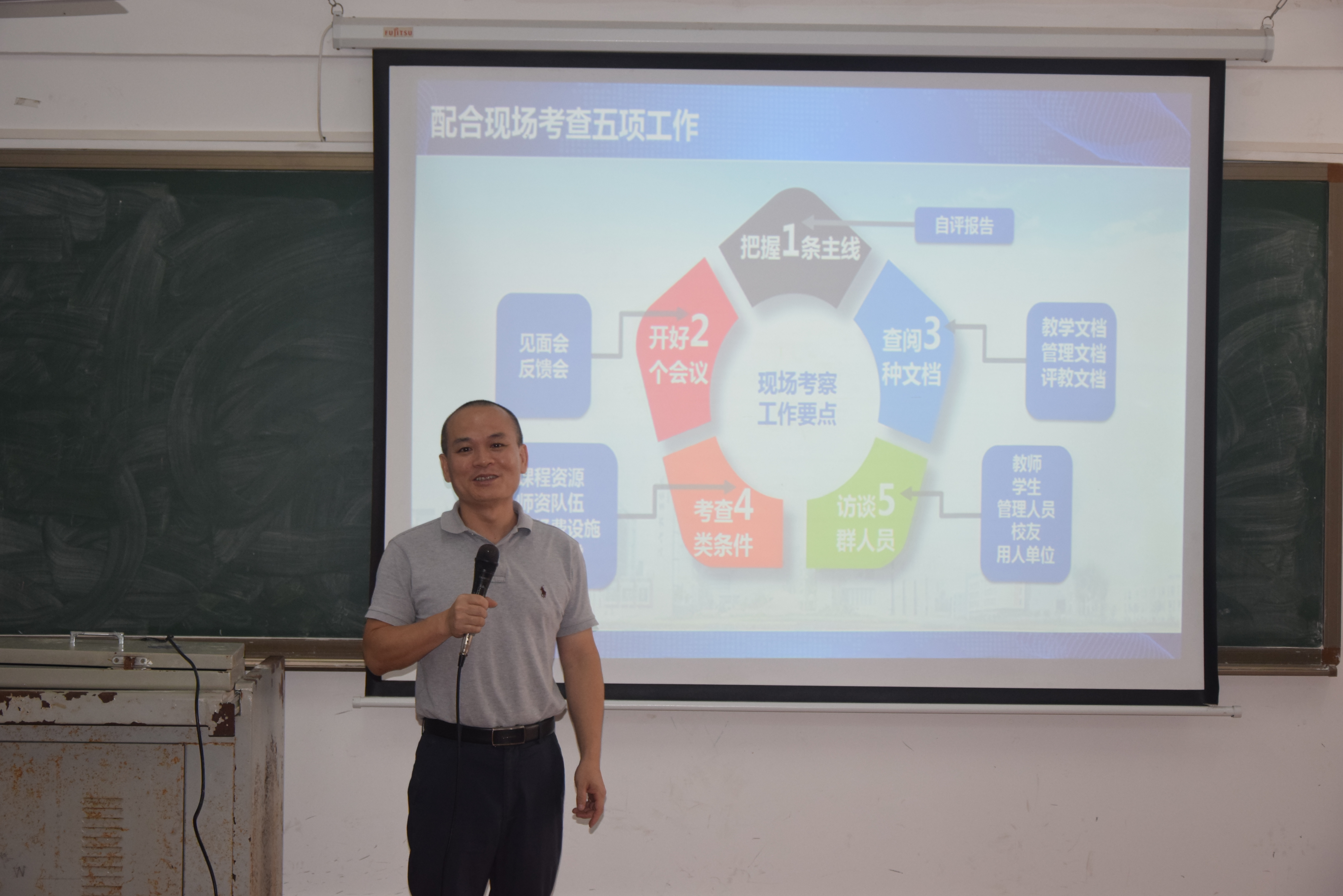 文学院举办师范专业认证专家现场考查培训会