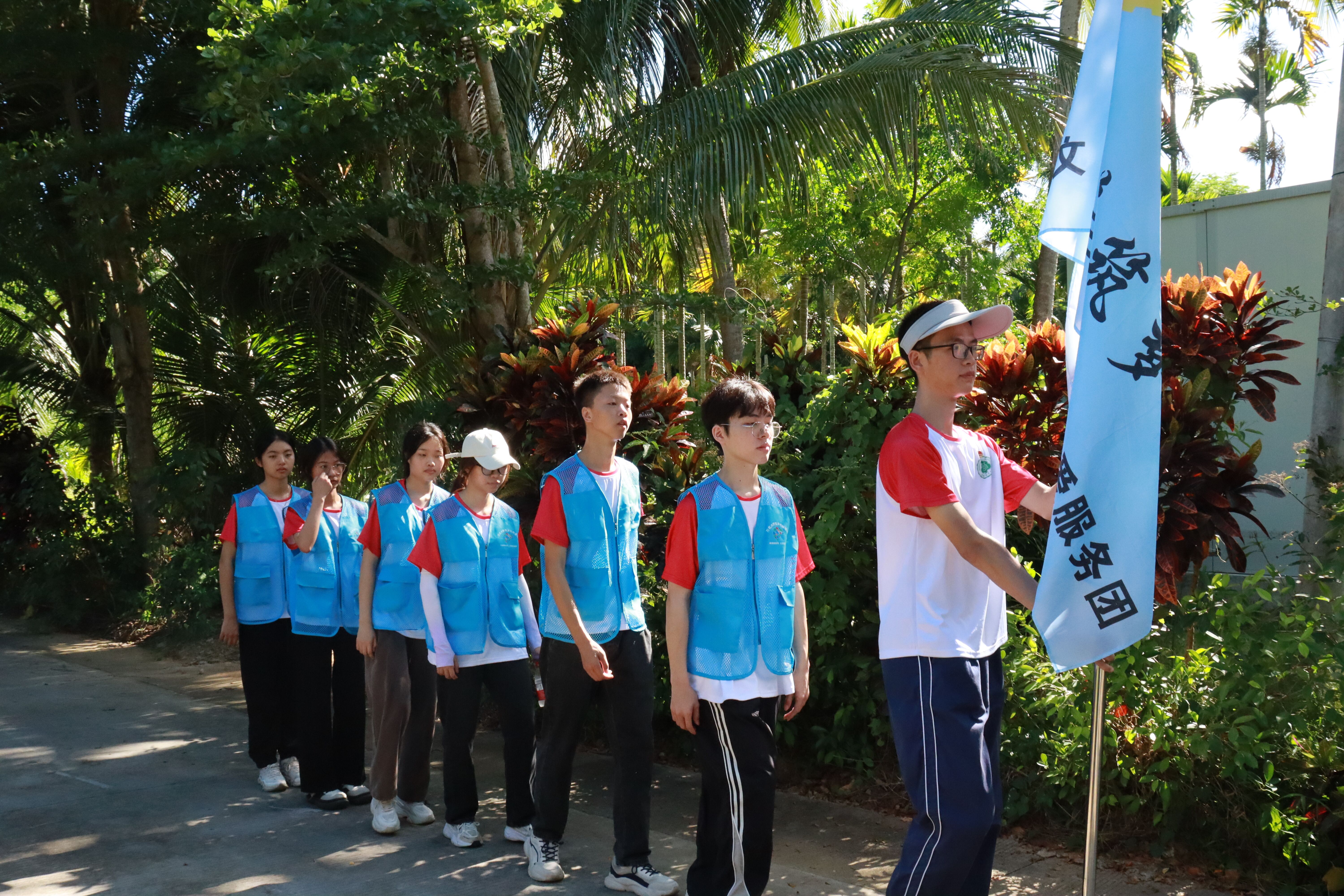 记文学院到琼海市塔洋镇开展科普志愿服务活动