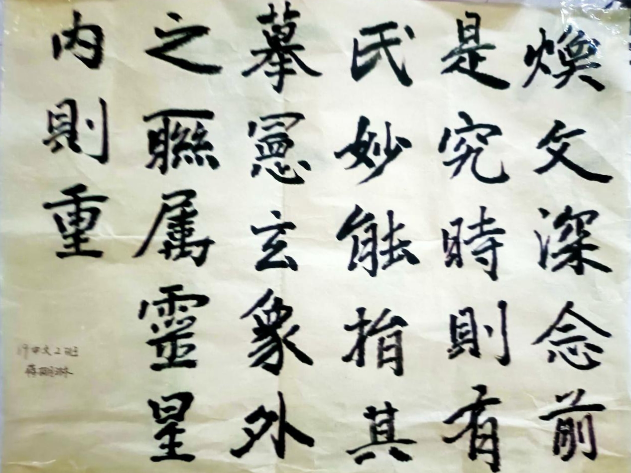 练一手好字，育一代英才——记文学院三笔字每周展示活动